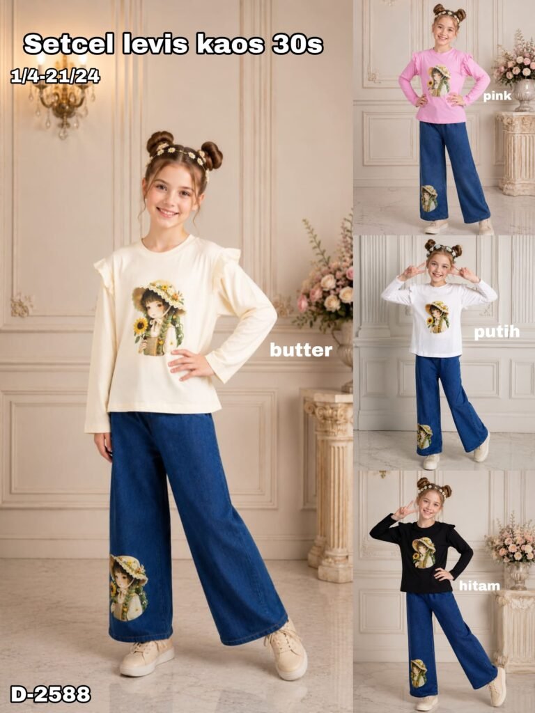 D-2588 STELAN CELANA JEANS KAOS 30S