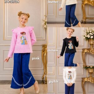 D-2594 STELAN CELANA JEANS MIX KAOS COMBED 30S