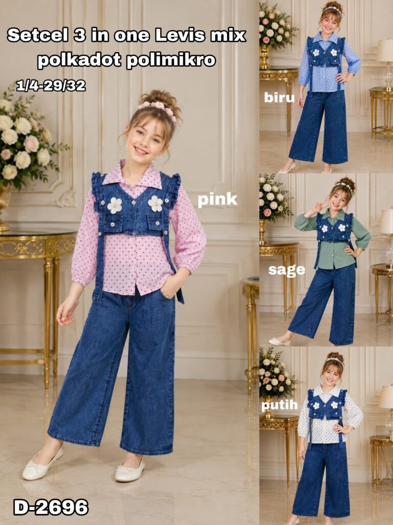 STELAN CELANA 3 IN ONE JEANS MIX POLIMICRO