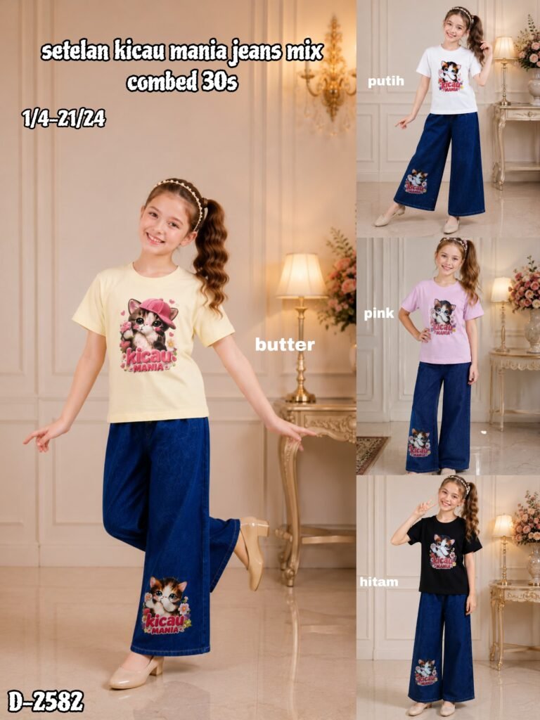 STELAAN KICAU MANIA JEANS MIX COTTON COMBED 30S