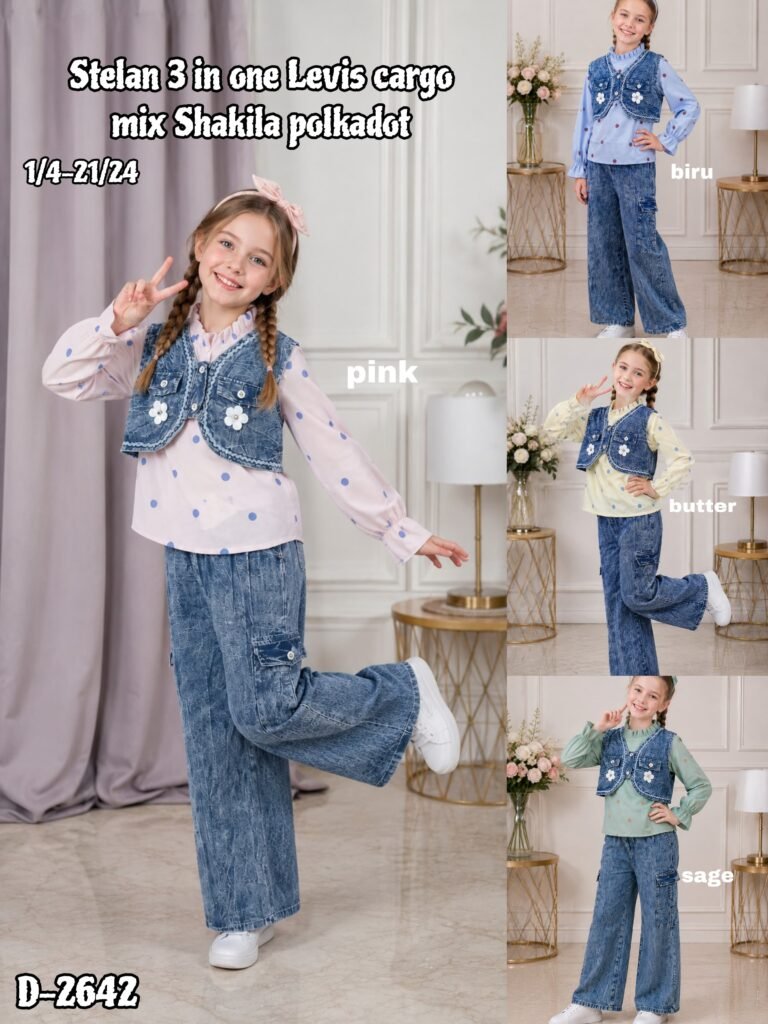 KODE BARANG D-2642 STELAN 3 IN ONE JEANS CARGO MIX