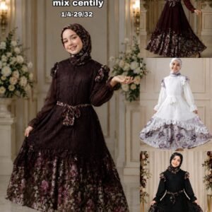 KODE BARANG G-2366 GAMIS CERUTY BABYDOLL FULL FURING