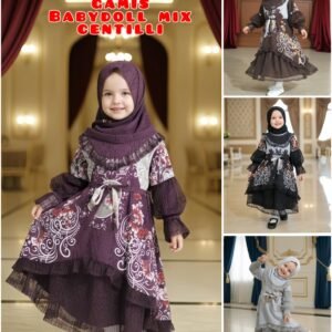KODE BARANG R-1920 GAMIS BABYDOLL MIX CENTILY