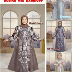 KODE BARANG G-2139 GAMIS ARMANI SILK SULTAN MIX RAINDROPS
